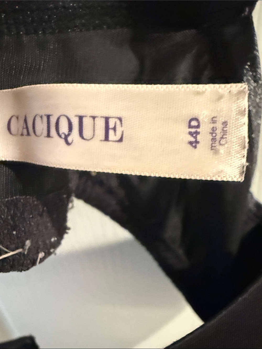 Cacique Black Smooth T-Shirt Bra - Picture 5 of 5